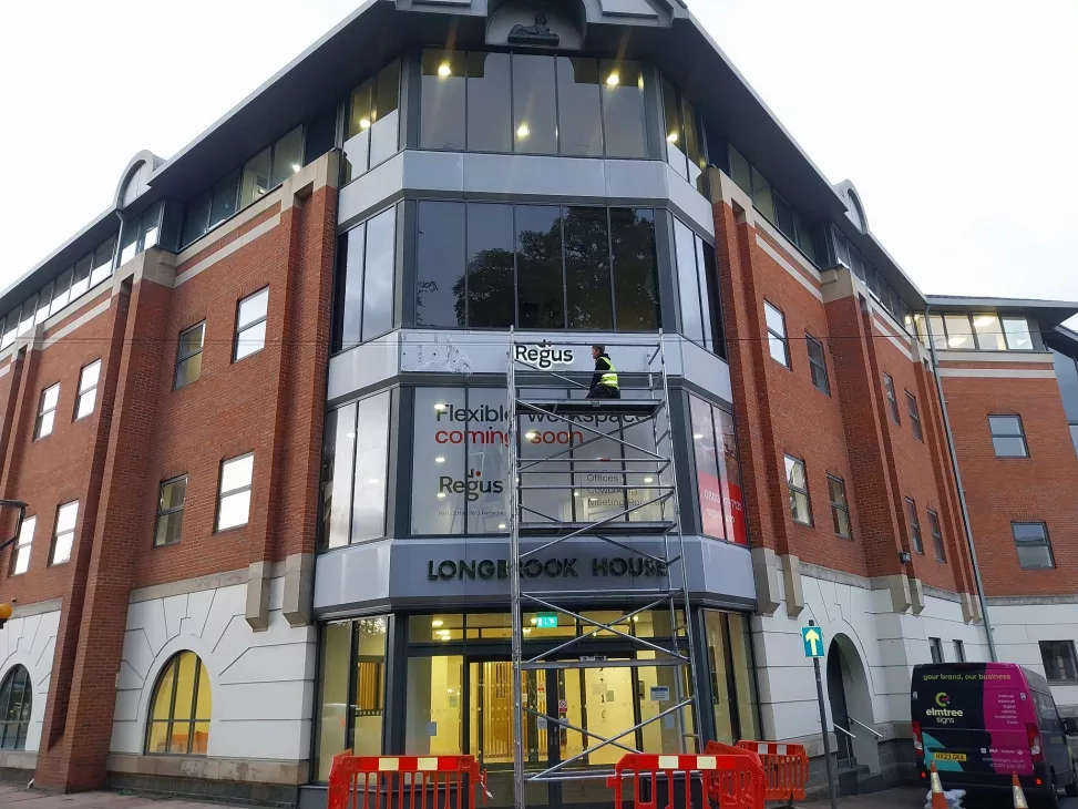 Regus Exeter - Signage Installation